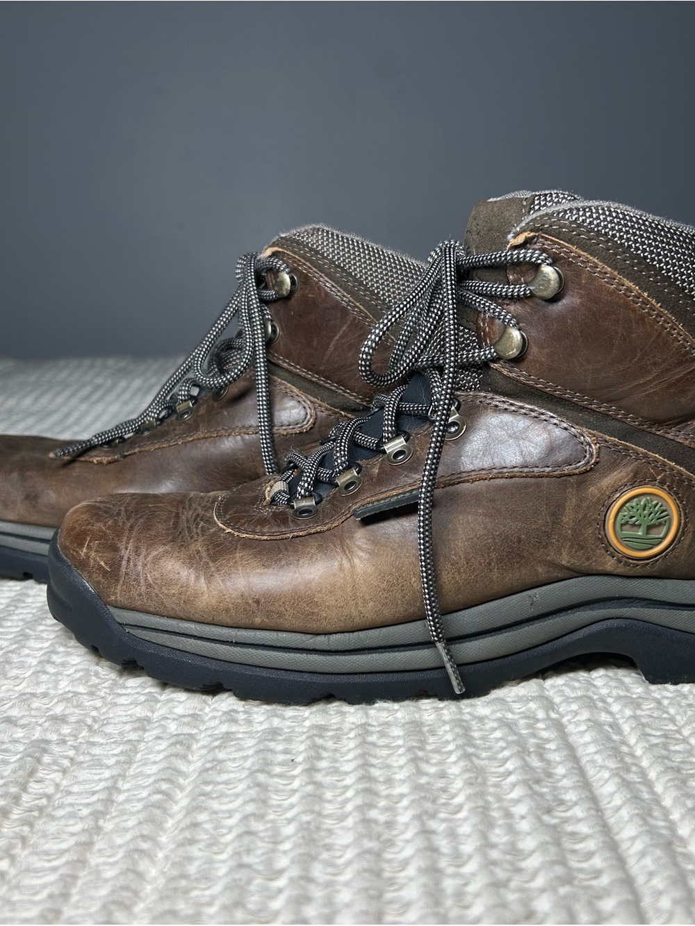 Timberland Men's Brown Waterproof Leather Hiking Boots